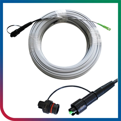 Sm mm Outdoor Fiber Patch Cable MPO Cable FTTX FTTH Fiber Optic Optic Patch Lead Rru Bbu Tight Buffered Patch Cord