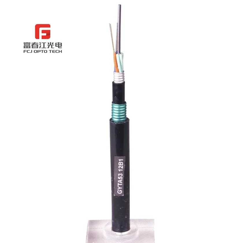 Fcj Water-Resistant GYTA Armoured Outdoor Underground Fiber Optic Cable