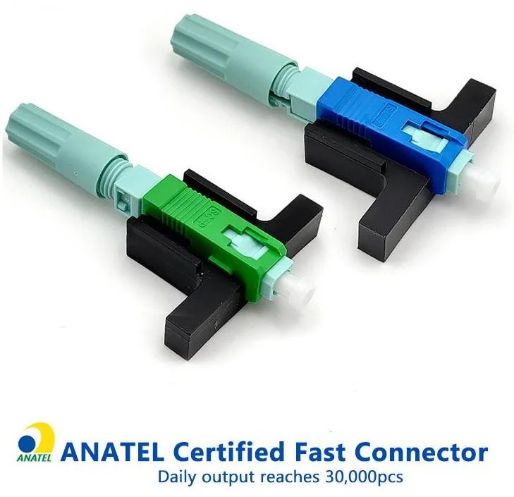 Fiber Optic Fast Connector Sc LC Upc APC Field Assembly Sc/APC Fiber Optic Quick Connector