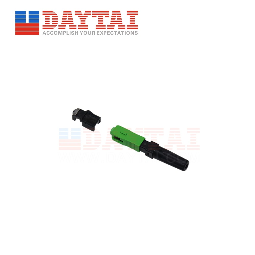 Single Mode FTTH Drop Cable Fiber Optic Sc/APC Fast Connector