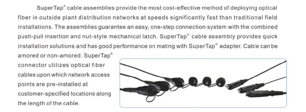 FTTH FTTX Fiber Optic Fast/Quick/Field Water Resistant Metal Cover High Quality IP67 68 Patch Cord Cable Waterproof Connector