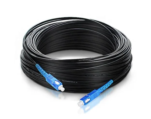 Fcj Outdoor Drop Cable Sc APC Simplex Singlemode Patch Cord FTTH Fiber Optic