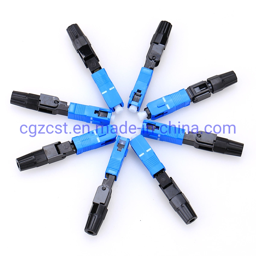 Connector Fiber Optic Connector Fiber Optic Adapter Cable Connector Sc Connector Fiber Optic Fast Connector for LAN, Ccvt, FTTH