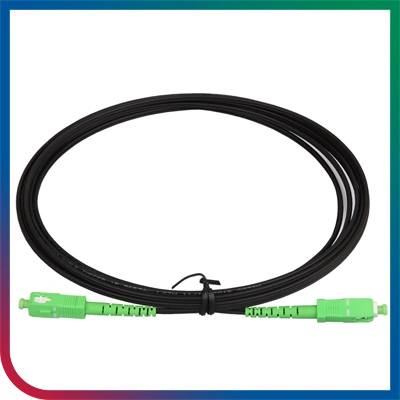 Waterproof Single Mode Multi Mode 9/125um LSZH Fiber Optical Jumper Cable Patch Cord with Sc Connector FTTH Drop Patch Cord