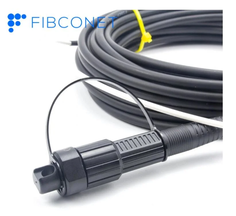 Outdoor Underground 24/48/96 Core Singlemode 100m G652D/G657A1 Fiber Optic ADSS Cable