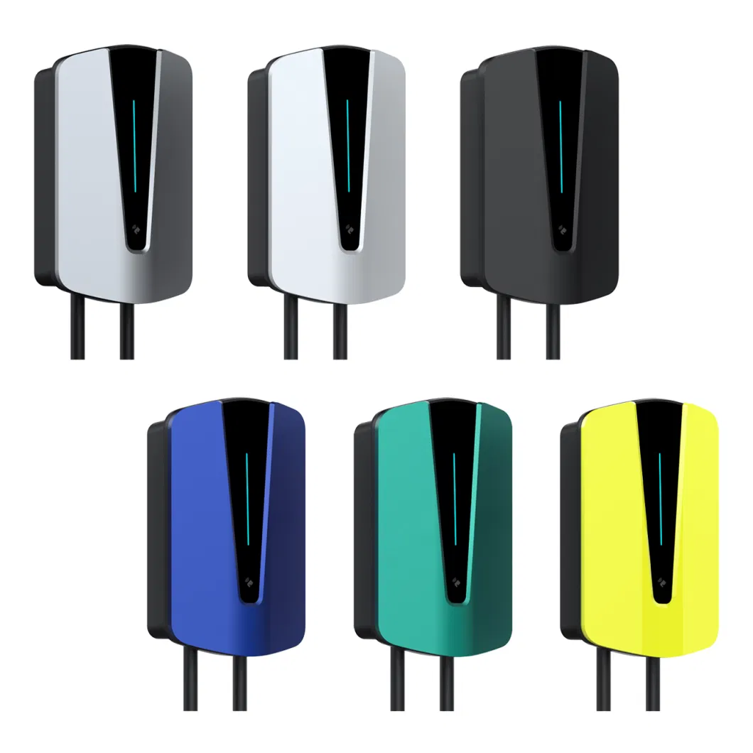 EV Car Charger LED Display Electric Vehicle Pile 7kw 11kw
