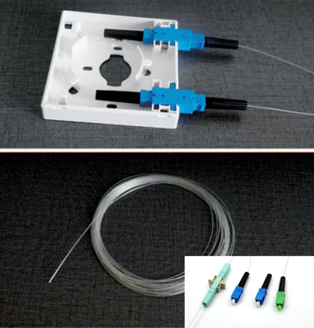 Anti-Mold Properties Waterproof Fiber Optic No Splicing Sc APC/Upc Fast Connector