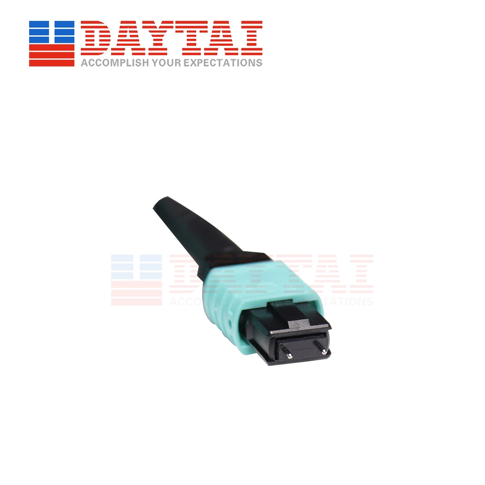 Om3 8 Core Fiber Patch Cord Type B MPO for Male to Male Connector