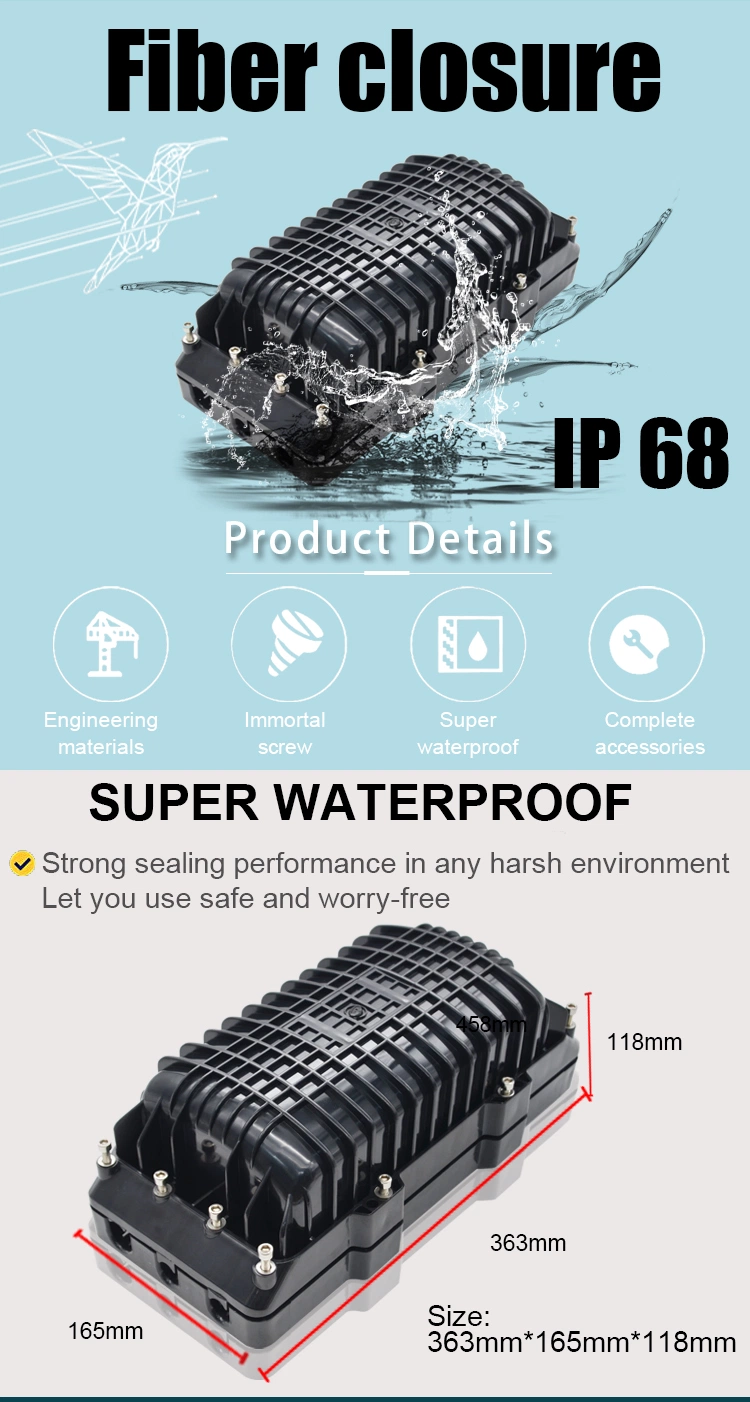 Gcabling Fiber Home Pre-Connectorized Closure Fiber Optic Splice Closure Price Fiber Optical Splice Closure