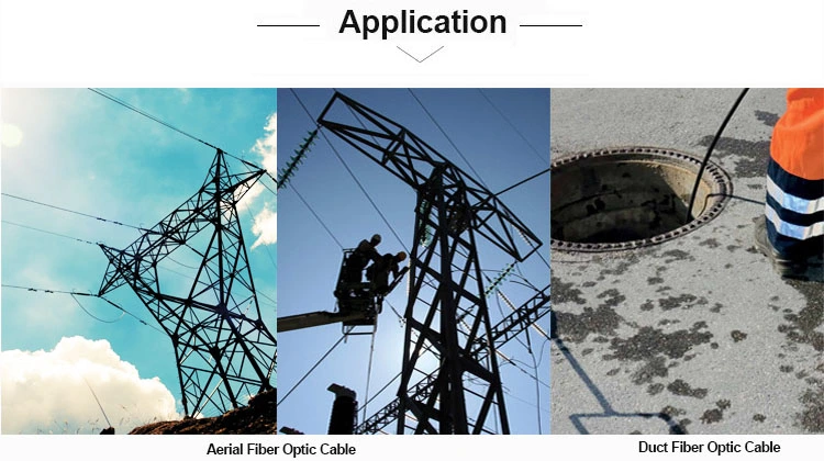 Underground Aerial Single Mode Outdoor Fiber Optic Cable 2 4 6 8 12 24 Core Cable Optical Fiber