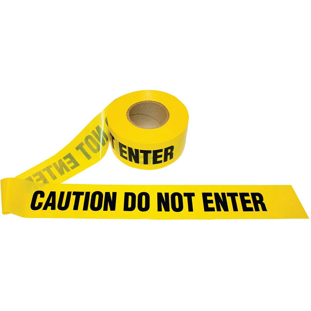 Detectable Tape Caution with Buried Sewer Line Gas Cable Fiber Optic electric Water Line Safety Barrier Tape Gas Line Warning Tape Buried Underground Detective
