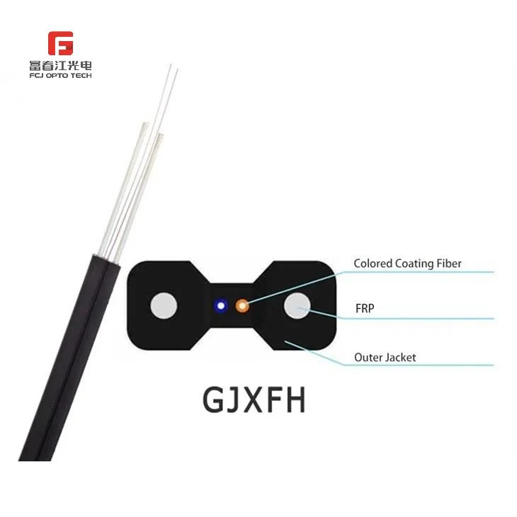 Fcj Gjyxfh Optical Cable 12 Fibers Singlemode Multi-Core Tight Buffered LSZH