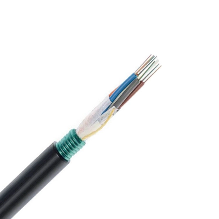 Fiber Optic Single Mode Loose Tube Armored 24 Core Duct Pipe Cable