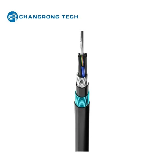 Duct/Aerial Installation Direct-Burial Changrong Tech 2-288 Core Gyfts Fiber Optic Cable