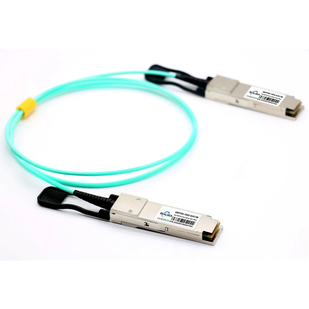 Server Room Ethernet Aoc Cable 10g /40g / Qsfp28 100g Aoc 1m 3m 5m 10m 15m 20m Active Optical Cable Aoc China Optic Cable