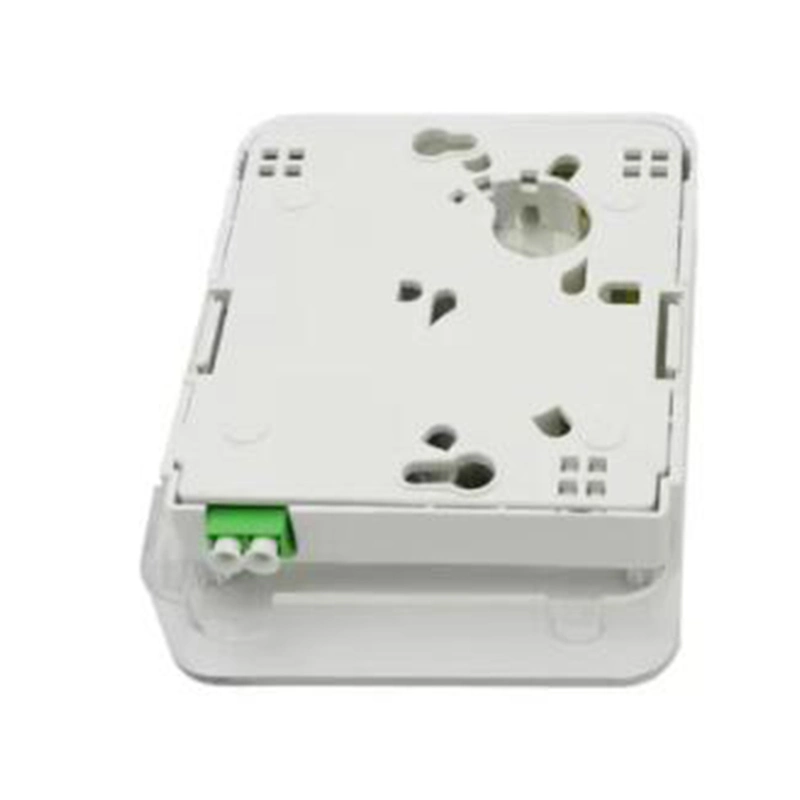 2 Port Lcapc Duplex FTTH Fiber Optic Terminal Box Wall Outlet IP54 Indoor ABS+PC