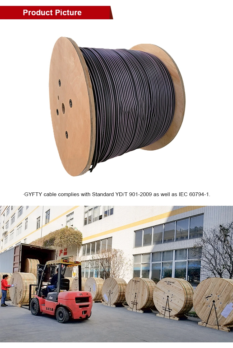 Outdoor Single Mode Dark Corning Duct Type Fiber Optic Cable