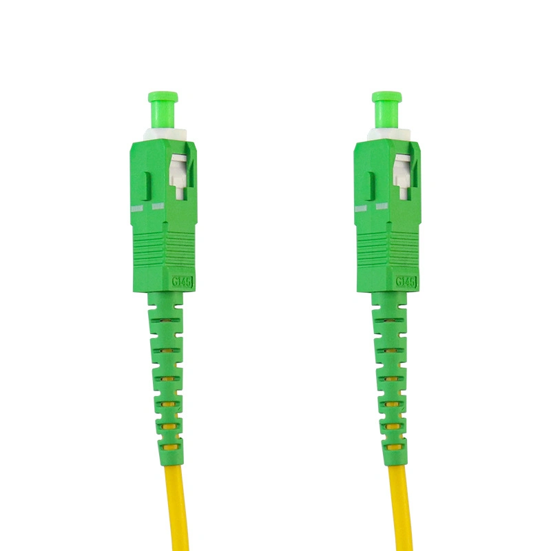Sc/APC-Sc/APC Singlemode Optical Fiber Patch Cord, Suitable for Fiber Optic FTTH Data Center