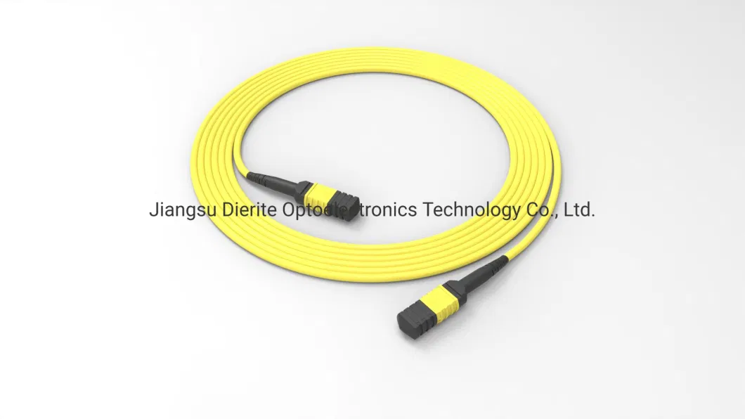 3.0mm or Customizable Cable Dimension MPO or MTP Fiber Optic Patch Cable for Multicore Count and High Density Cassette Connection