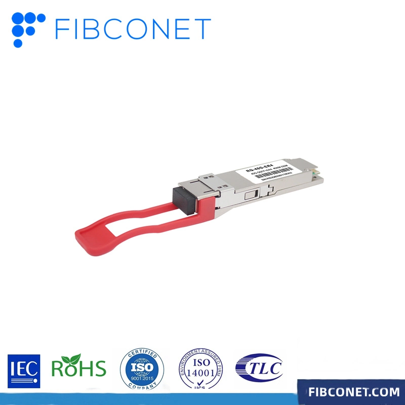 40GB/S 40km Qsfp+ Transceiver Hot Pluggable, Duplex LC Connector, Singlemode