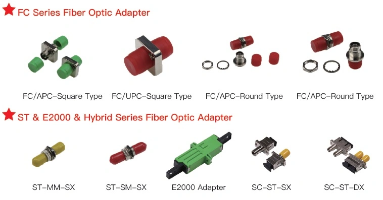 FTTH Optical Fiber Optic Sc-St Adaptor