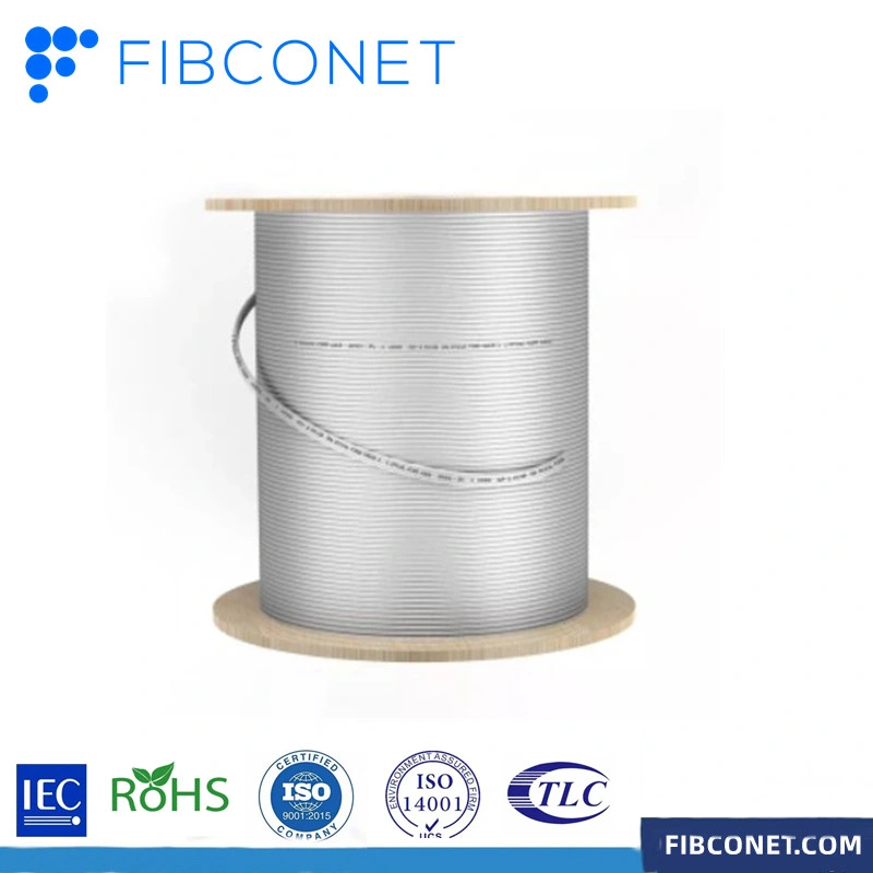 FTTH Optical Fiber Indoor/Outdoor Singlemode Multimode Fireproof Optical Fiber Optic Branch Cable