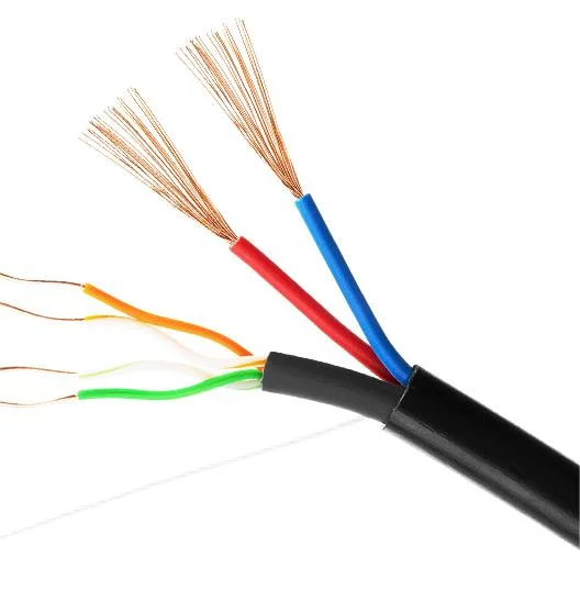 Hybrid Cable Power/Audio Multicore Cable Oxygen-Free Copper Combination Cable