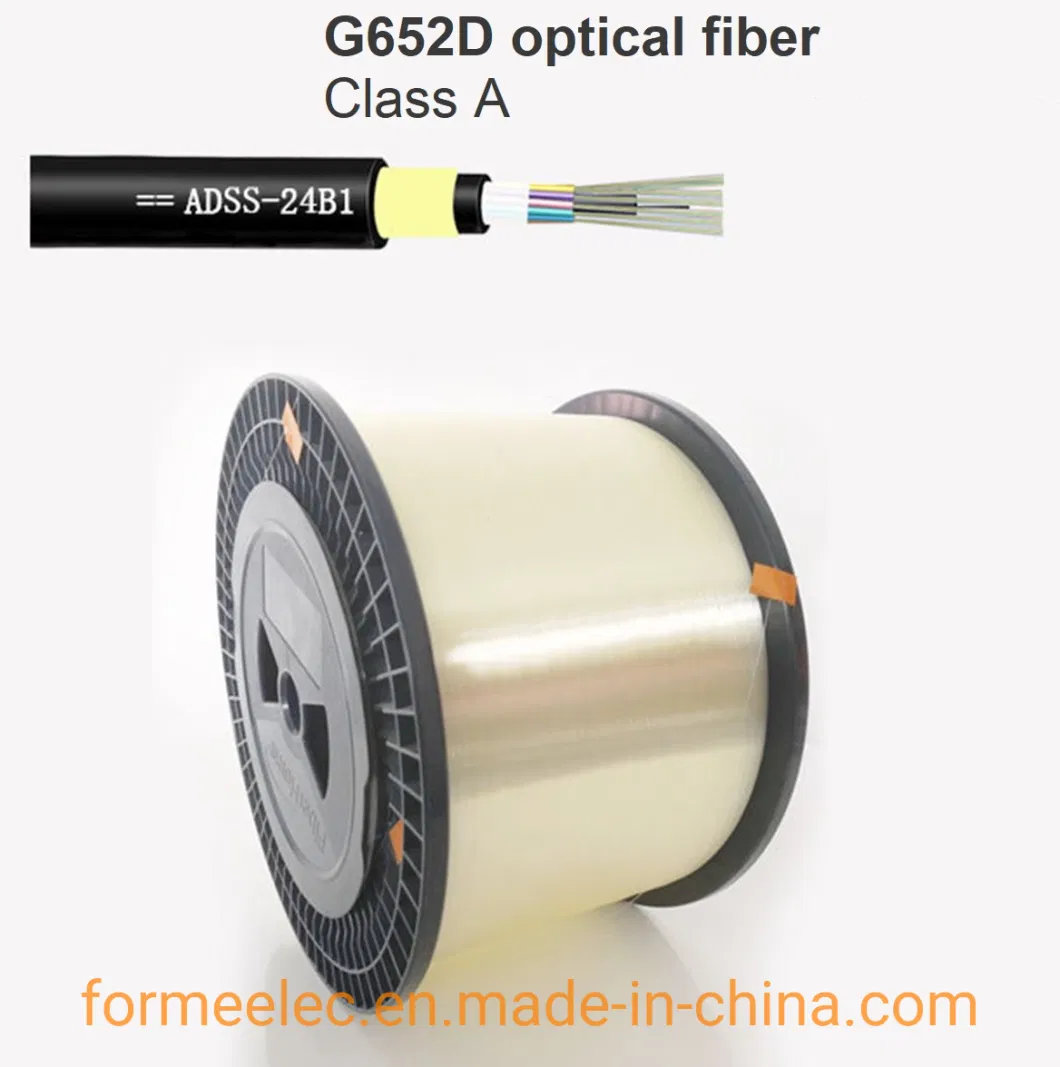 All Dielectric Cable Non-Metallic Aerial Optical Cable 48 Core Optical Fiber ADSS