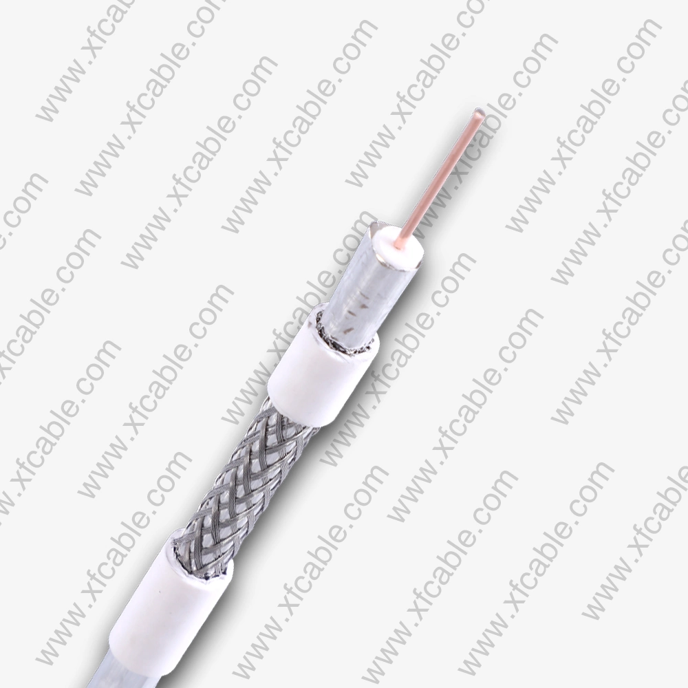 CCTV Cable Coaxial Cable 75ohm Cu RG6 with ETL RoHS CE