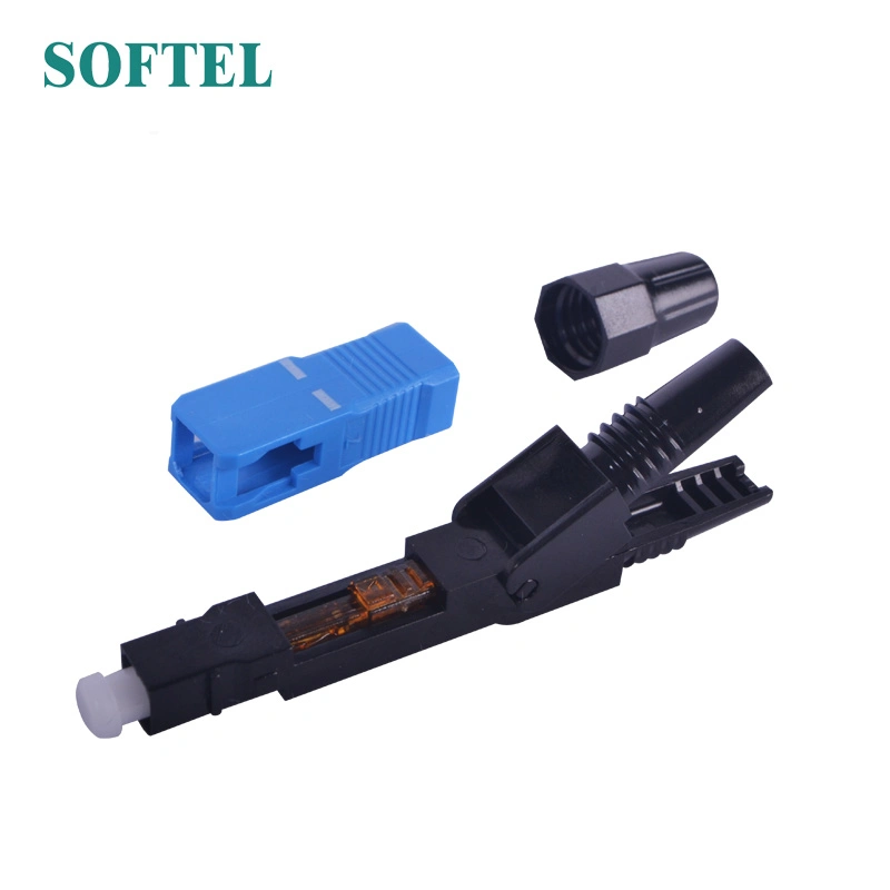 FTTH Field Sc Upc Fiber Optic Fast Connector for Drop Cable