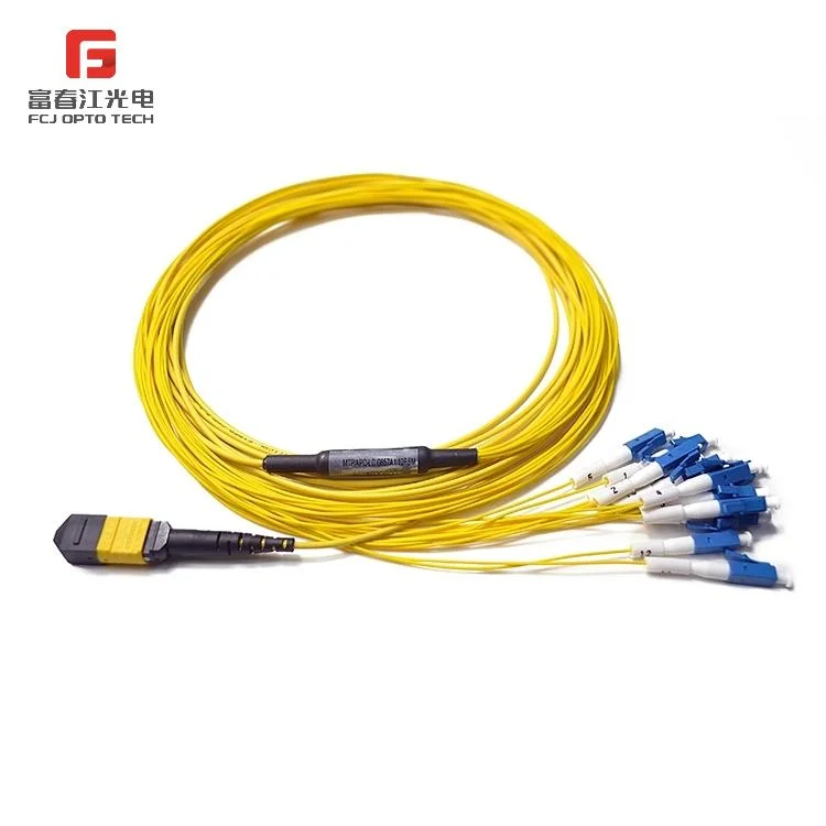 Fcj Fiber Optic Jumper Cable Om3 Aqua Multimode Simplex FC