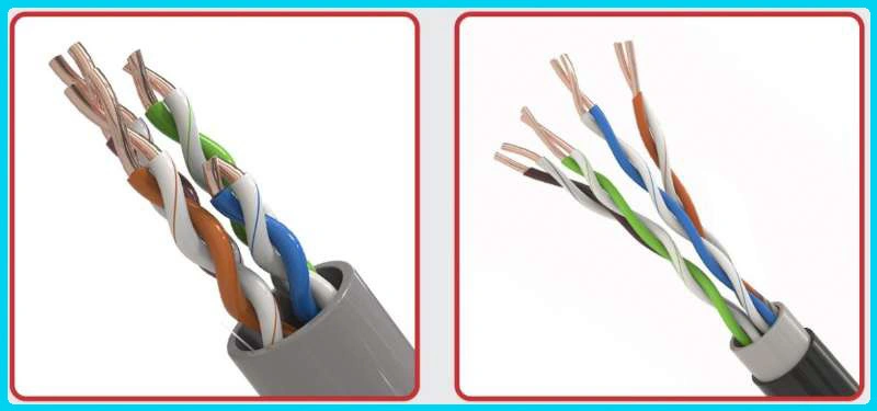 Ethernet Cable, Cat5, 1000FT (305m) Copper Material, OFC, UTP, CAT6, PE Jacket, Outdoor Using