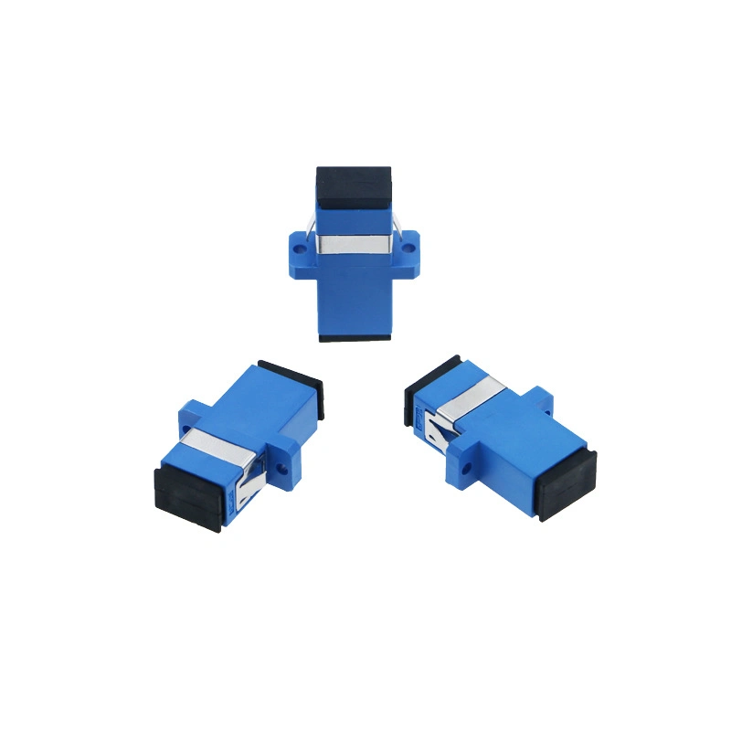 FTTH Sc APC Single Mode Unflange Adapters Optical Fiber Optic Connector Simplex Fiber Optic Adaptor