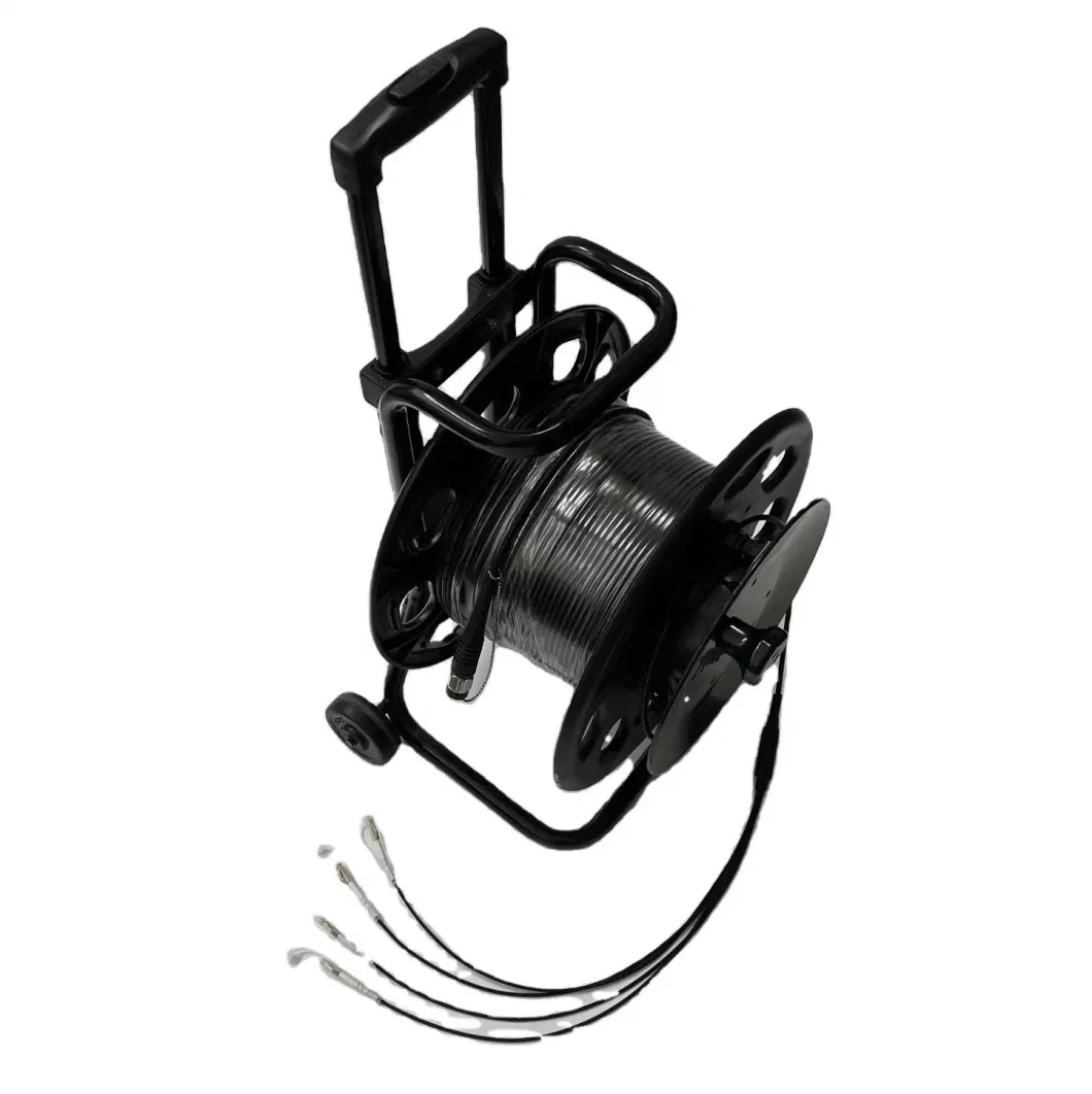 Rugged Design Portable Tactical Fiber Optic Cable Reel for Indoor and Outdoor Use