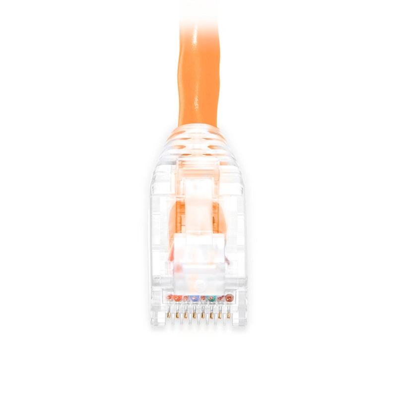 Factory Supply Cat5e 1.5m UTP RJ45 4 Pairs 24AWG OFC/CCA Patch Cord Cable, Orange