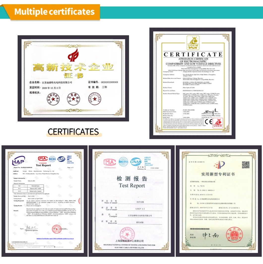 8, 12, 24, 48 Cores MPO or MTP Optical Fiber Patch Cable for Connection Between The Module Box