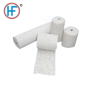 Mdr CE Hf Manufacture Sale Fracture Fiber Cast Tape White Plaster of Paris Bandage