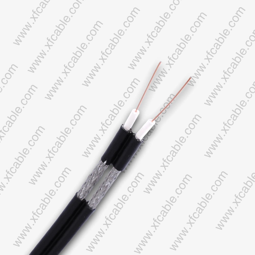 CCTV Cable Coaxial Cable 75ohm Cu RG6 with ETL RoHS CE