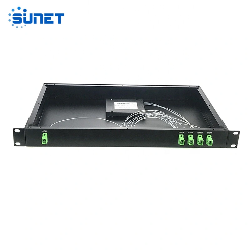 CWDM 19&prime; 1u Rack Mount 8 Services Dual Fiber CWDM Mux Demux 8 Channel