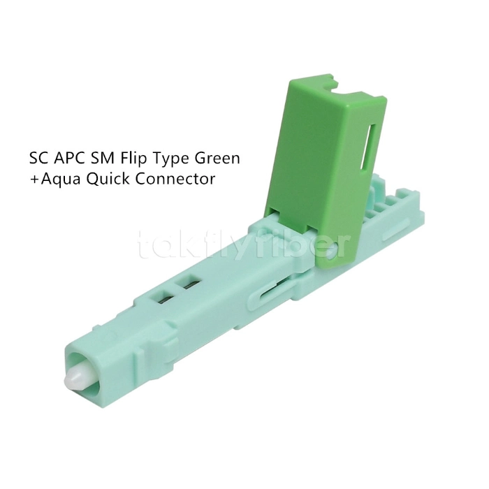 FTTH Sc APC Upc Fiber Optic Mechanical Connector Sm Single Mode Sc Fast Connector