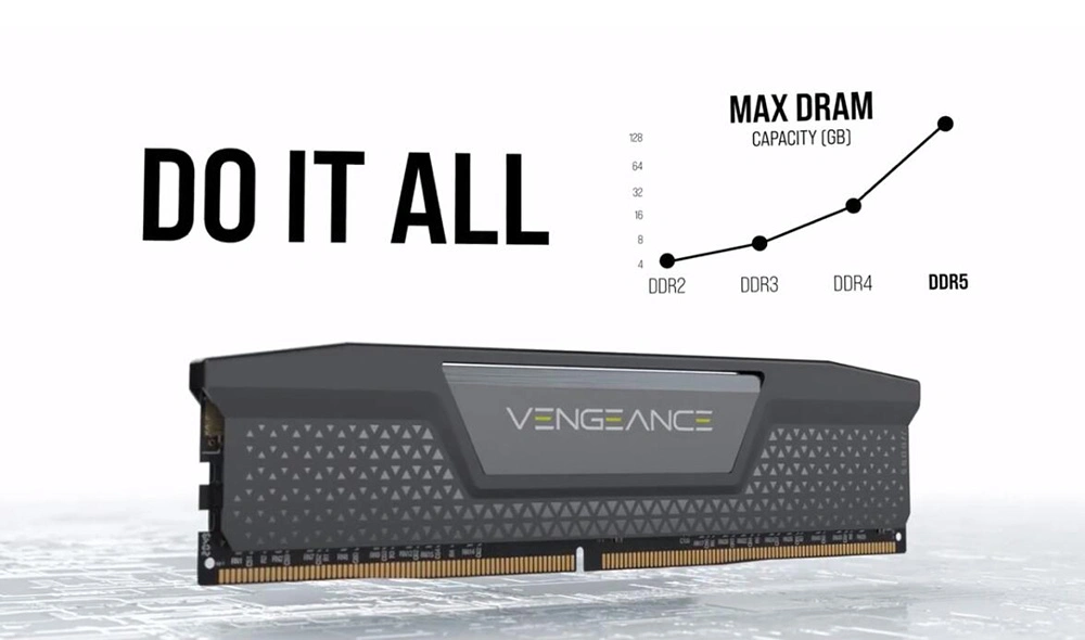 Corsair Vengeance 32GB (2 X 16GB) 288-Pin PC RAM DDR5 5200 (PC5 41600) Intel Xmp 3.0 Desktop Memory