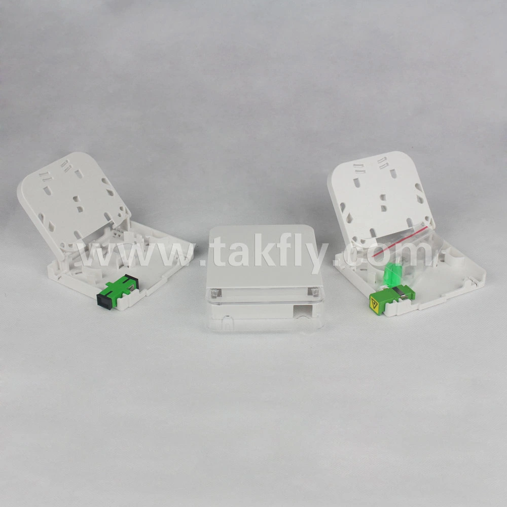 1pots Fiber Optic FTTH Wall Socket