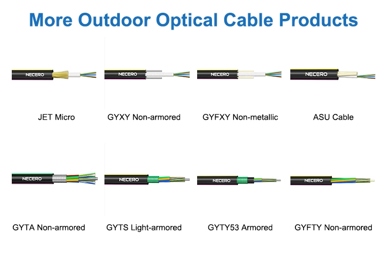Non Armored 2core Fiber Optic Cable Indoor/Outdoor Use