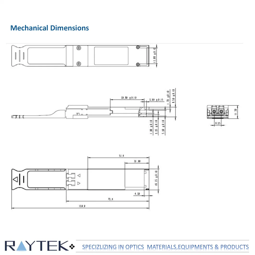 Optical Transceiver with Full Real-Time Digital Diagnostic Monitoring/Optical Transceiver Module