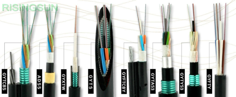 2-12 Fibers Flat Unitube Outdoor FTTH Fiber Optic Cable (GYFXY)