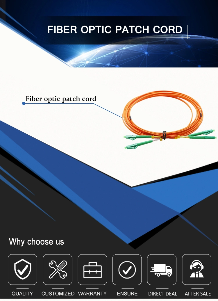 Lcapc Multimode Duplex Fiber Optic Patch Cord Fiber Cable Fiber Jumper Cable