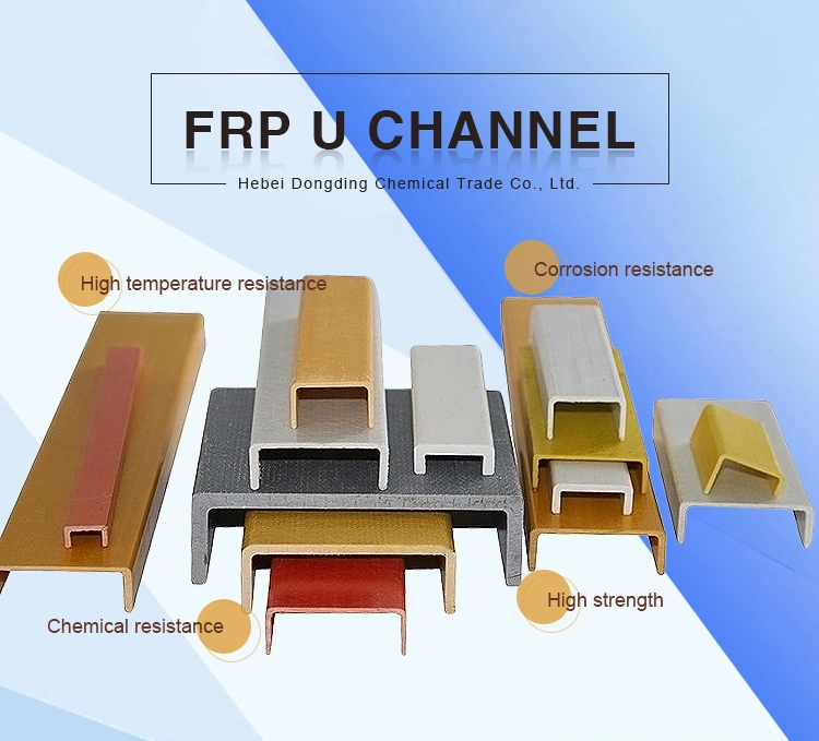 High Strength Low Price FRP Fiberglass Pultrusion Profiles with Different Type