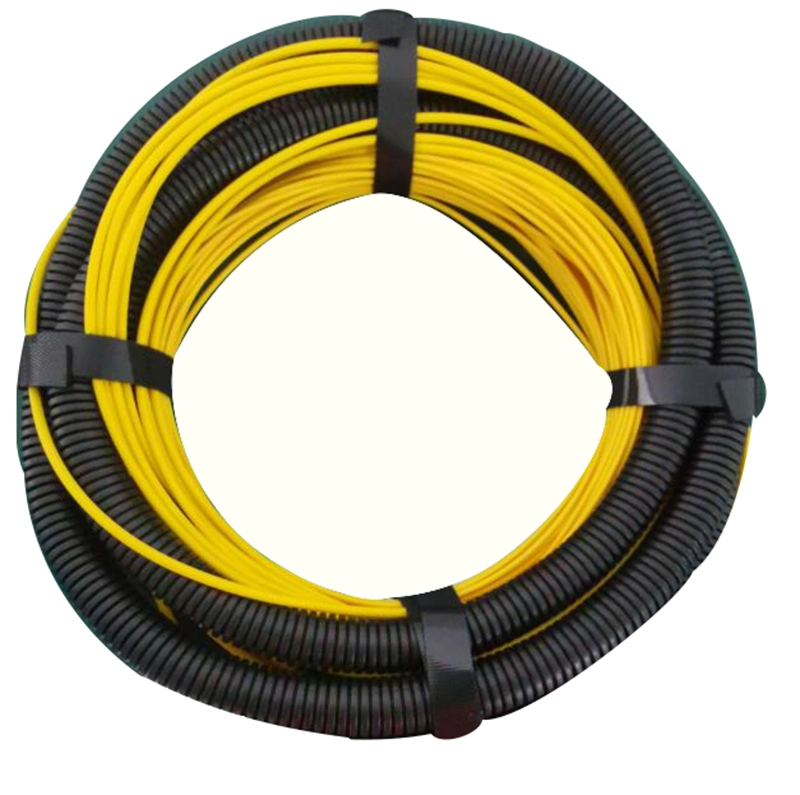 Pre Connectorized Multi Fiber Cables in Corrugated Tube Fiber Optic Distribution Cable Patchord