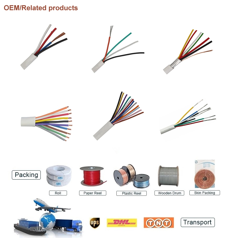 Communication Cable Fire Alarm Cable 4 Cores Unshield CPR