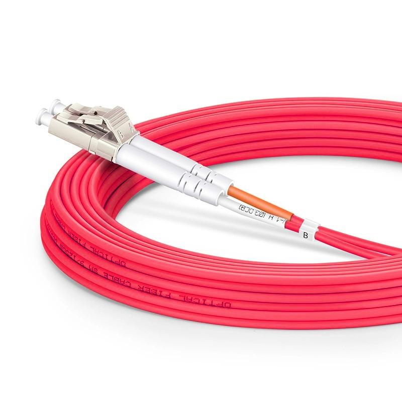 Manufacturer FTTH 5m 8m 10m 12m Optical Fiber LC-LC Upc Multimode Fiber Optic Patch Cord Cable